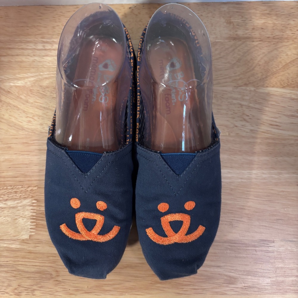 BOBS from Skechers Women Navy Blue Best Friends Espadrille Flats Shoes Size 6 - Picture 2 of 10